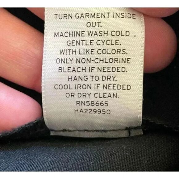 Halogen Nordstrom Quin Fi Straight Leg Wide Y2K Office Career Black Pants SZ 6P - Picture 7 of 10